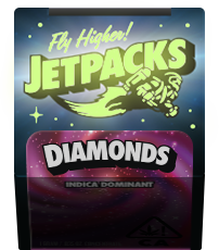 Jetpacks Live Saucy Diamonds - Grease Monkey (1g Indica)